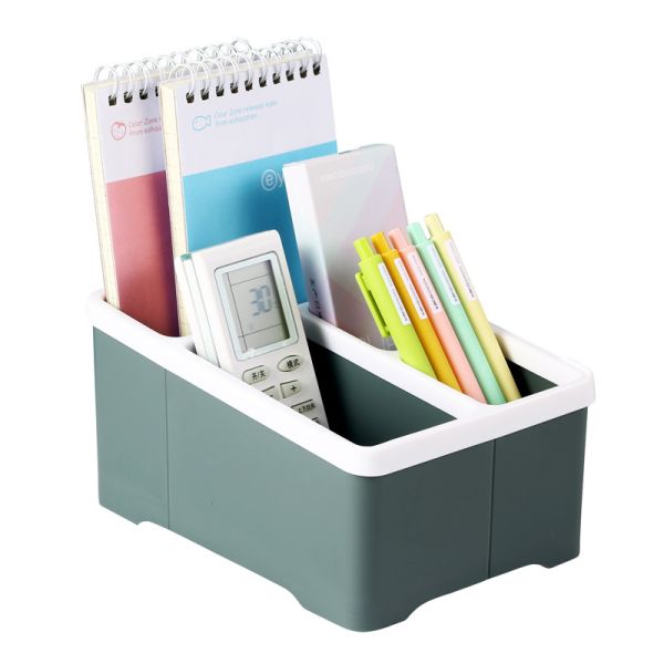 Household Desktop Plastic Stationery Organiser For Notebook