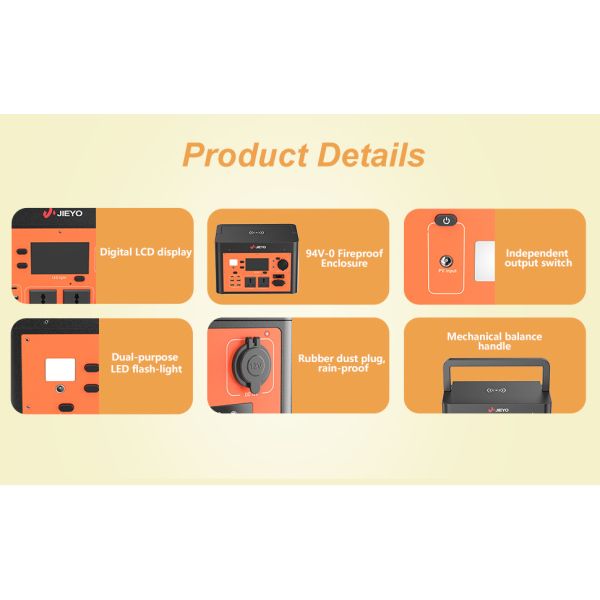 CLF Portable Solar Generator 600w Power Station Customizable OEM For Outdoor Energy Storage Power Vending Machine