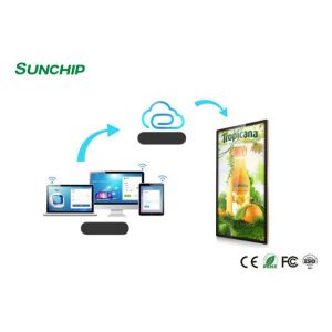 Cheap 55&quot; 65&quot; Indoor Outdoor LCD Digital Signage Wall Mounted 2GB RAM 8GB ROM Ethernet for sale