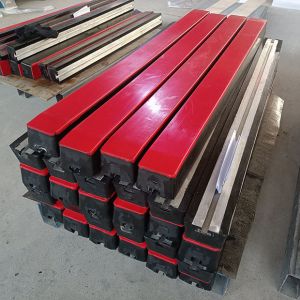 Belt Conveyor Impact Bed With Replacement Low Friction UHMWPE Impact Bar