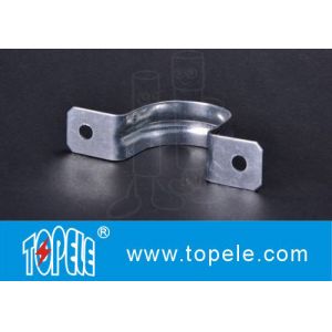 Cheap Two Hole Strap EMT Conduit And Fittings Pre - Galvanized 1/2&quot; To 4&quot; Size for sale