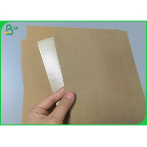 Single side PE Laminated 80gsm To 300gsm Recycled Brown Kraft Paper rolls