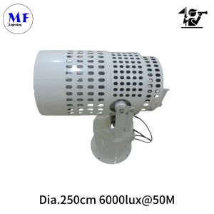 350° 600W 4000K-4500K LED Search And Rescue Light ≥3000m Distance For Fishery