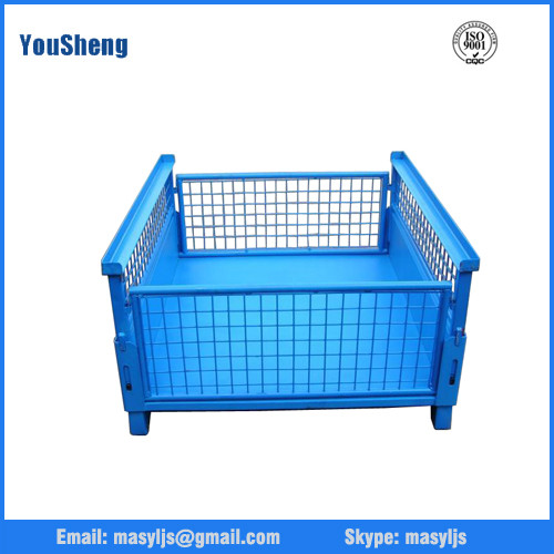 Quality Industrial large metal storage stackable wire mesh containers wholesale