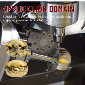 9-Axis Jewelry CNC Engraving Machine for Rings and Bracelets