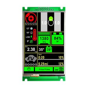 Cheap 3.5&quot; Smart UART TFT Display 320x480 With Projected Resistive Touch for sale