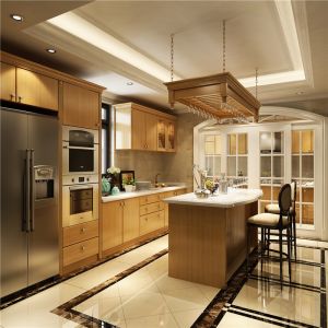 Cheap China Foshan Kitchen Cabinet Market Customized Design Easy To Assemble for sale