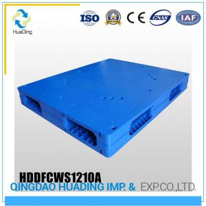 MY TEST 1210A HDPE storage euro plastic pallet Double faced stackable plastic
