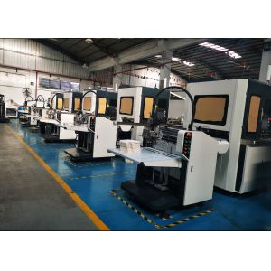 Semi-Automatic Box Gluing Equipment For Hard Cover Boxes