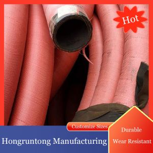 Water Discharge Hose Heavy Duty Rubber Leak Proof And Reliable Strength