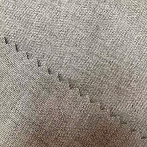 Polyester/Rayon/Spandex Fabric Grey Melange Color Piece Dyed Quality for Lady′s