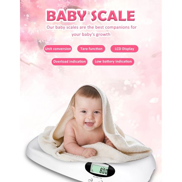 Portable 20KG 10G Digital Baby Weighing Scale