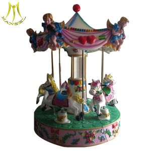China Hansel big amusement ride with music merry-go-round outdoor carousel on sale