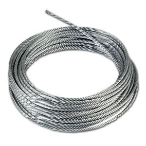6x26 iwrc/6*26 Compacted Swaged Galvanized Steel Wire Rope 1'' 7/8 '' for Steel
