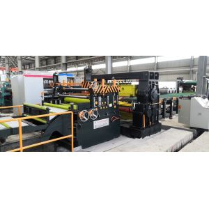 Automatic Coil Cut To Length Line , Flying Shear Sheet Metal Cutting Machine