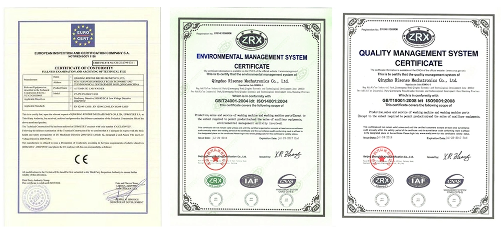 CC-695 Express Car Wash Machine 14 Brushes and Chamois Leather Dryer for Car Cleaning