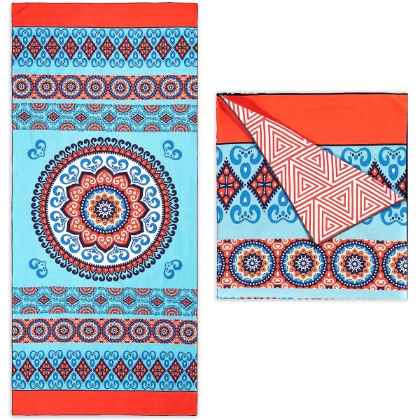 Quality Bulk Medium Thickness Customized Beach Towel With Opp Bag Packaging wholesale