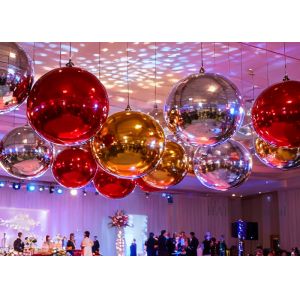 Inflatable Mirror Ball Holiday Event Space Decoration Can Be Hung