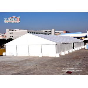 China 10x12 Meter Plain  White PVC Aluminum  Construction Industrial Storage Tents on sale