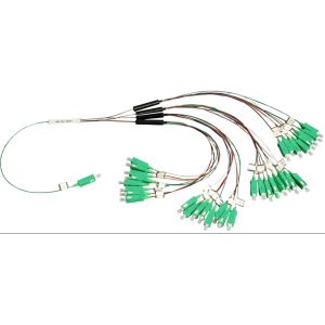 Cheap Single Mode and Multi Mode 1×32 PLC Fiber Optic Splitter for System and Signal Monitoring for sale