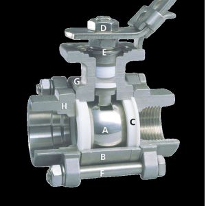 Electric Titanium Ball Valve Gr1 And Gr2 8-Inch Class 150 DN 15-250 For Water
