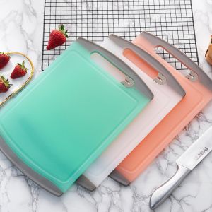 Hot Sale Plastic Meat Cutting Board Vegetable Chopping Board For Kitchen has the