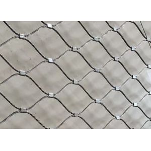 X-Tend Durable Stainless Steel Cable Mesh For Zoo Fence Mesh Constructure 7*7