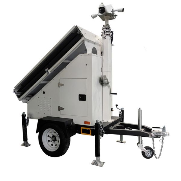 Quality Mobile Solar Camera Trailer With 3*400W 3*380W Solar Panels For Monitoring wholesale