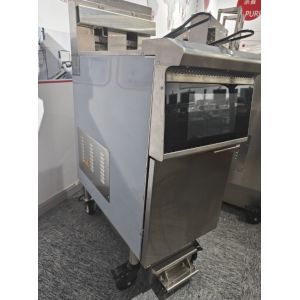 One Pot Two Baskets Smart Touchscreen Panel 14KW 380V Electric Open Deep Fryer