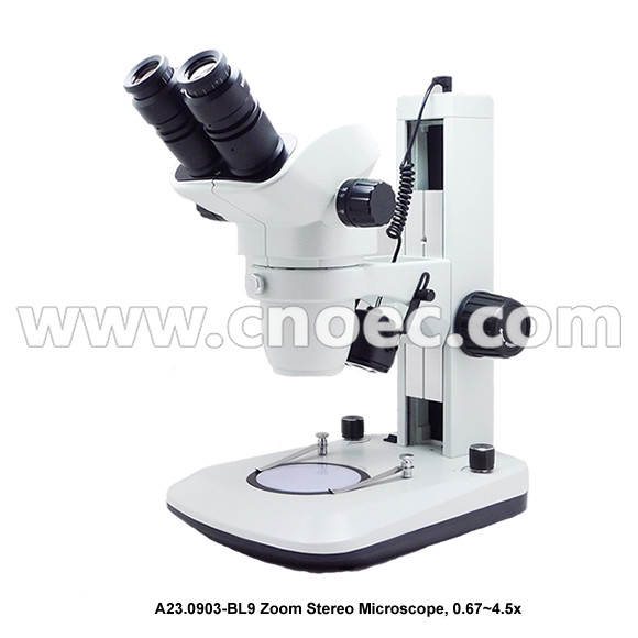 Quality A23.0903-BL9 0.67x-4.5x  Stereo Zoom Microscopes With Up & Bottom LED Illumination wholesale