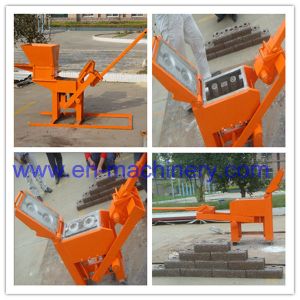 Manual Fly Ash Brick Making Machine 2-40 Manual Compressed Soil Brick Making