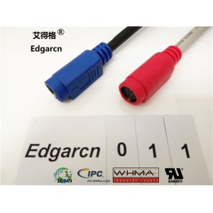 Data Transfer Din Power Cable , Industrial Custom Cable Assemblies Rj45 Cat5