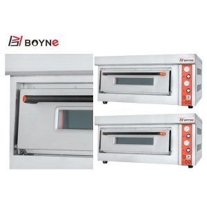 Gas Pizza Deck Oven One Layer 220v For Bread Baking with Stone