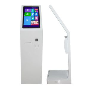 21.5 Inch IR Multipoint Touch Screen All In One Kiosk With Printer