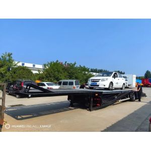 15T Loading Weight Single Axle Car Trailer for Auto Transportation/ Vehicle