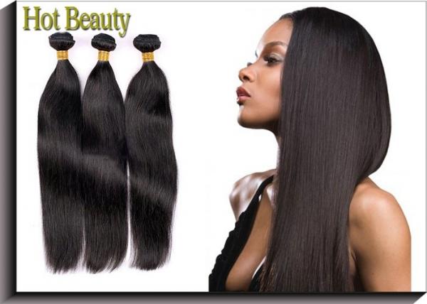 Quality Long Straight Brazilian Virgin Human Hair Extensions Black 12'' - 32'' wholesale