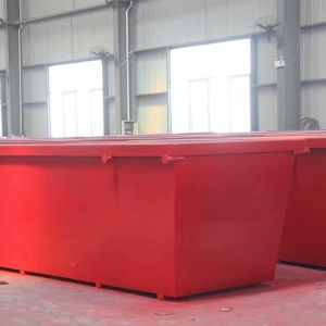 Cheap 6 Cubic Metre Green Waste Skip Bin Custom NO leakage welding for sale
