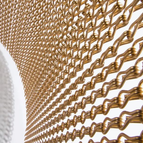 Interior / Exterior Aluminium Chain Curtain Rust Resistant For Decoration