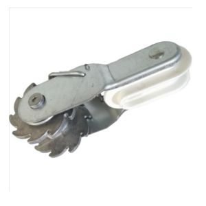 China Poly Tape Electric Fence Wire Strainer Insulated Spring Clip on sale