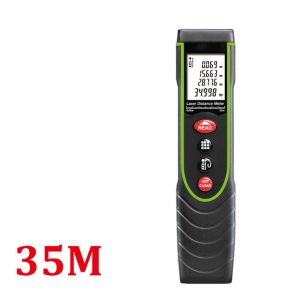 Cheap 35m Pen style Hand-Held Digital Laser Distance Meter trena laser Range Finder Tape Measure tools device LCD display W-Ba for sale