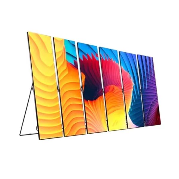 P2 P2.5 P3 Indoor Portable LED Poster Display Floor Standing Digital Led Poster