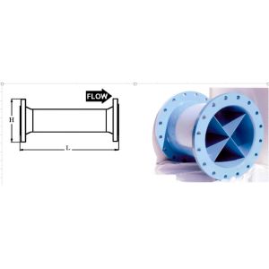 Low Pressure Loss Flow Straightener Strainer , Limiting Impact Of Turbulences