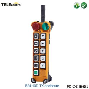 10 Keys 2 Steps Radio Remote Controller F24-10D Handhold Transmitter With EMS