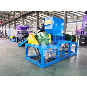 Multifunctional Plastic Bottle Shredder Machine Double Shaft 50kw