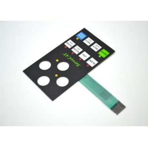 Flexible Multi Keys LED Membrane Switch With Glossy And Tactile Surface