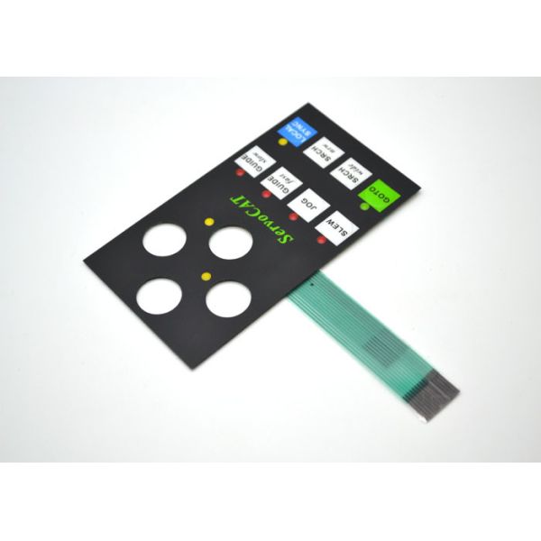 Quality Flexible Multi Keys LED Membrane Switch With Glossy And Tactile Surface wholesale