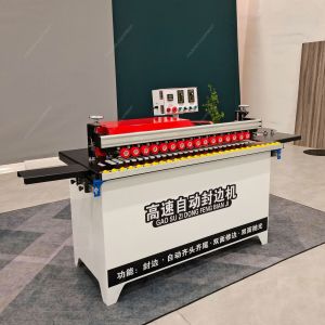 Speed-adjustable Pressing Machine for Edge Bander of Wooding Small Circular