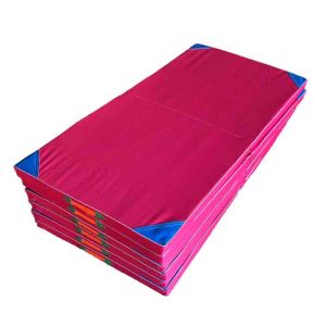 China Indoor Lightweight Kids Gymnastics Mat / Folding Exercise Mat Body Building on sale