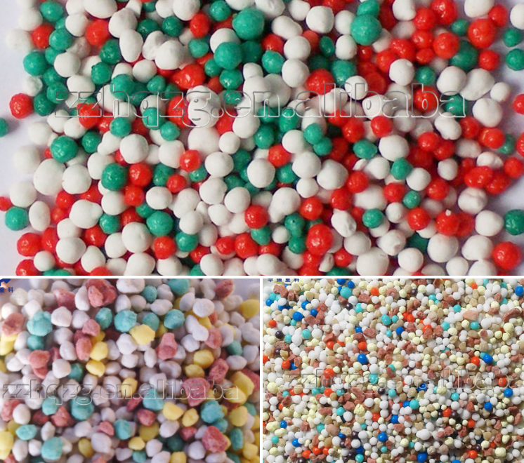 2t/H NPK Granules Bulk Blending Fertilizer Machine 5.5kw