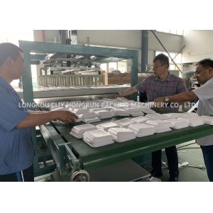 AC380V / 50Hz Foam Plate Making Machine / Lunch Box Making Machine